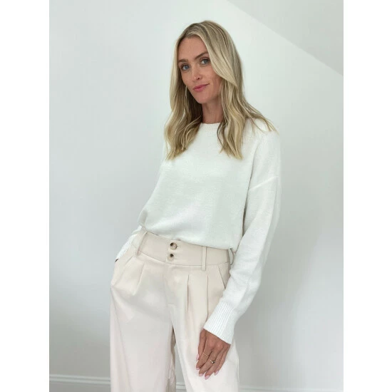 Six Fifty Soft Realm Sweater - White Sweatshirts & Sweaters 2 Six Fifty Soft Realm Sweater - White Sweatshirts & Sweaters - Image 2