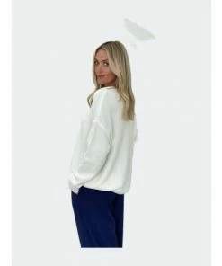 Six Fifty Soft Realm Sweater - White Sweatshirts & Sweaters 5 Six Fifty Soft Realm Sweater - White Sweatshirts & Sweaters -Six Fifty Shop unnamed file 115