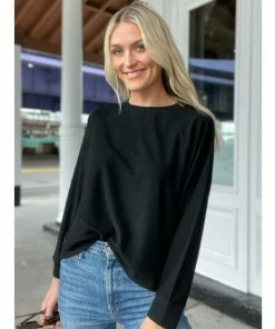 Six Fifty Shop 12 Six Fifty Good Intentions Crew Sweatshirts & Sweaters Black