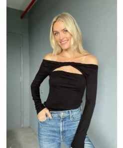 Six Fifty For The Girls Long Sleeve Tops Black 5 Six Fifty For The Girls Long Sleeve Tops Black -Six Fifty Shop unnamed file 131