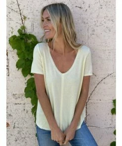 Six Fifty Always And Forever Tee Tops Yellow