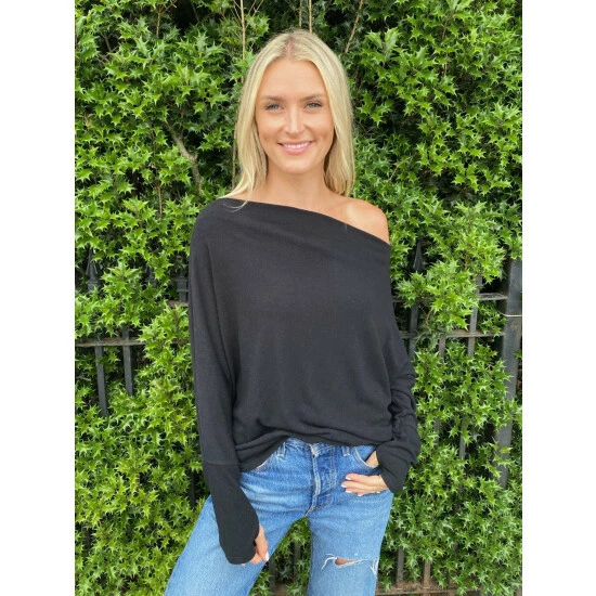 Six Fifty The Anywhere Top Tops Black 2 Six Fifty The Anywhere Top Tops Black - Image 2