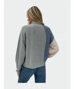 Six Fifty Abigail Colorblock Sweater - Blue Combo Sweatshirts & Sweaters -Six Fifty Shop unnamed file 165
