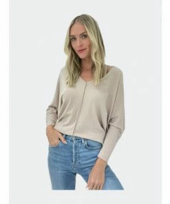 Six Fifty Tribeca Top - Taupe Tops