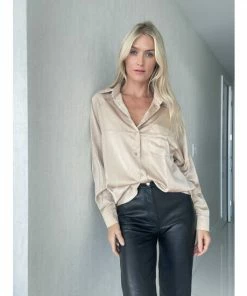 Six Fifty No Drama Top [Champagne] Tops -Six Fifty Shop unnamed file 181