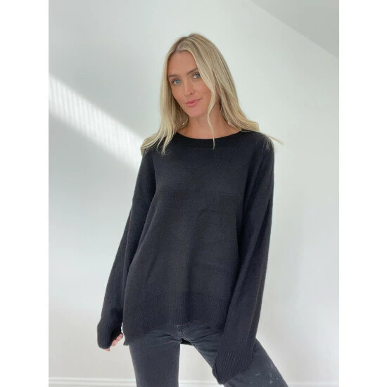 Six Fifty Soft Realm Sweater - Black Sweatshirts & Sweaters 1 Six Fifty Soft Realm Sweater - Black Sweatshirts & Sweaters