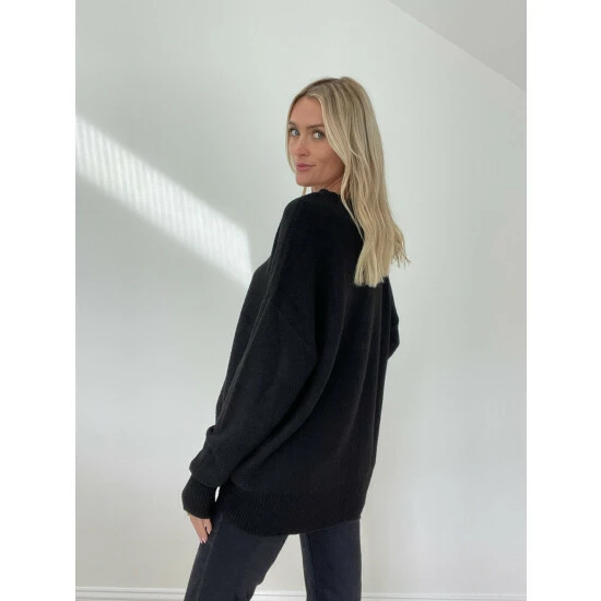 Six Fifty Soft Realm Sweater - Black Sweatshirts & Sweaters 3 Six Fifty Soft Realm Sweater - Black Sweatshirts & Sweaters - Image 3