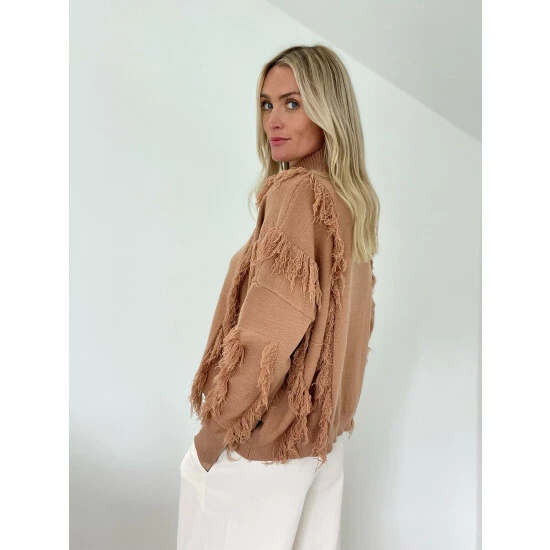 Six Fifty Cascade Sweater - Croissant Sweatshirts & Sweaters 3 Six Fifty Cascade Sweater - Croissant Sweatshirts & Sweaters - Image 3