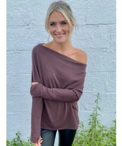 Six Fifty Shop 46 Six Fifty The Anywhere Top Tops Raisin