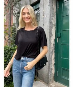 Six Fifty The Layering Tee Tops Black