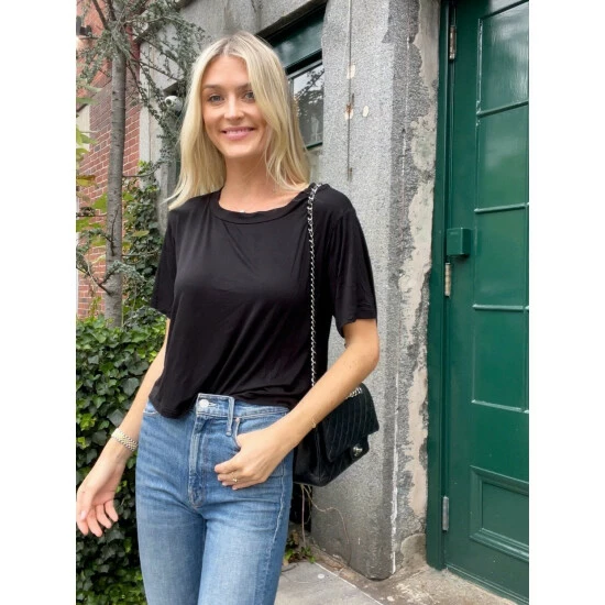 Six Fifty The Layering Tee Tops Black 1 Six Fifty The Layering Tee Tops Black