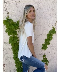 Six Fifty Always And Forever Tee Tops Ivory 5 Six Fifty Always And Forever Tee Tops Ivory -Six Fifty Shop unnamed file 228