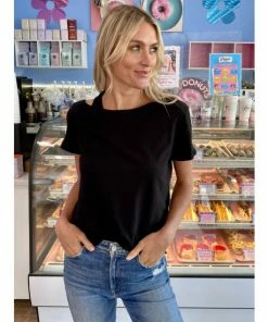 Six Fifty All For Fun Tee Tops Black