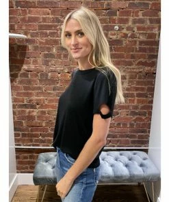 Six Fifty Be Right Back Tee Tops Black