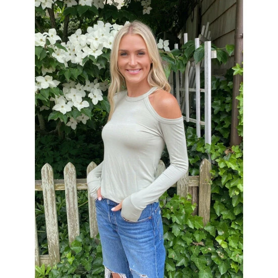 Six Fifty City Girl Top Tops Sage 2 Six Fifty City Girl Top Tops Sage - Image 2