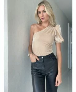 Six Fifty Seasons Greetings Bodysuit Tops Champagne -Six Fifty Shop unnamed file 25