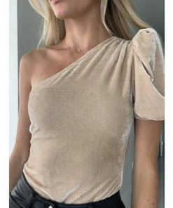 Six Fifty Seasons Greetings Bodysuit Tops Champagne -Six Fifty Shop unnamed file 26