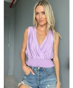 Six Fifty The Summer Tank Tops Purple