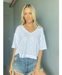 Six Fifty The Essie Tee Tops White -Six Fifty Shop unnamed file 278