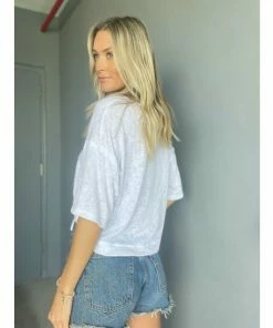 Six Fifty The Essie Tee Tops White -Six Fifty Shop unnamed file 279