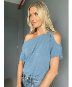 Six Fifty Take My Hand Tee Tops Indigo