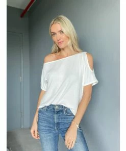 Six Fifty Take My Hand Tee Tops White