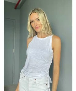 Six Fifty On The Move Tank Tops White