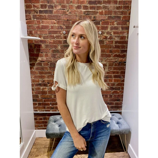 Six Fifty Be Right Back Tee Tops Ivory 1 Six Fifty Be Right Back Tee Tops Ivory