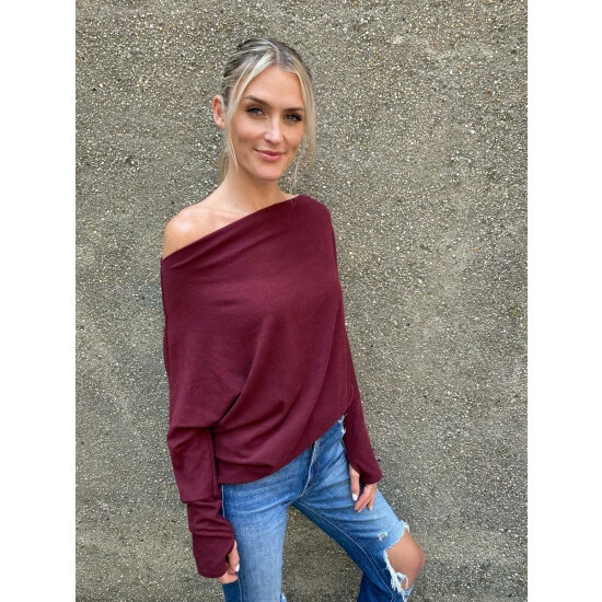 Six Fifty The Anywhere Top Tops Wine 2 Six Fifty The Anywhere Top Tops Wine - Image 2