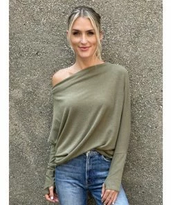 Six Fifty The Anywhere Top Tops Olive