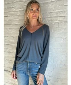 Six Fifty The Tribeca Top Tops Slate