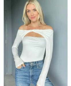 Six Fifty For The Girls Long Sleeve Tops White