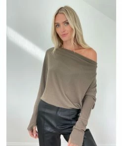 Six Fifty The Anywhere Top - Safari Tops Green