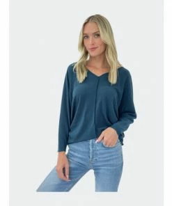 Six Fifty Tribeca Top - Teal Tops