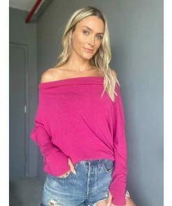 Six Fifty The Anywhere Top Tops Fuchsia