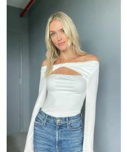 Six Fifty For The Girls Long Sleeve Tops White 5 Six Fifty For The Girls Long Sleeve Tops White -Six Fifty Shop unnamed file 42