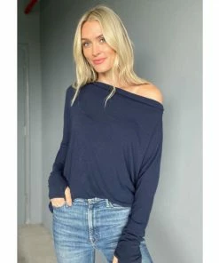 Six Fifty Shop 42 Six Fifty The Anywhere Top Tops Navy