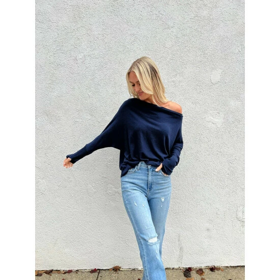 Six Fifty The Anywhere Top Tops Navy 3 Six Fifty The Anywhere Top Tops Navy - Image 3