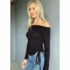 Six Fifty The Side Ruched Top Tops Black
