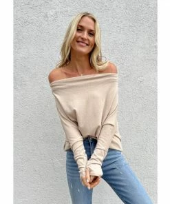 Six Fifty The Anywhere Top Tops Taupe