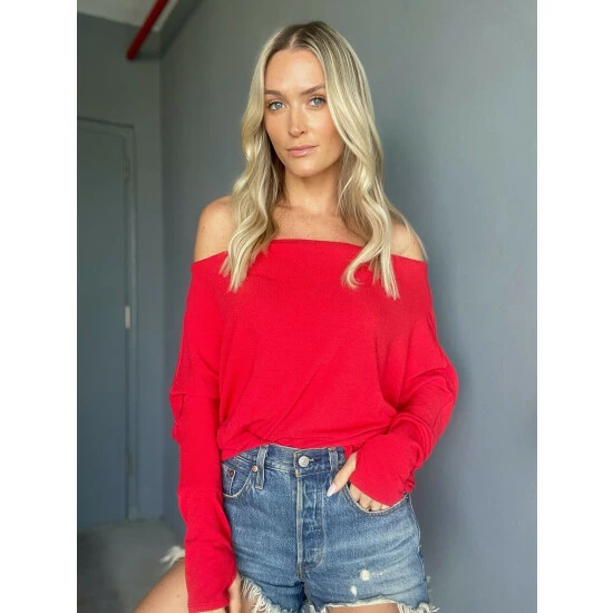 Six Fifty The Anywhere Top Tops Red 3 Six Fifty The Anywhere Top Tops Red - Image 3