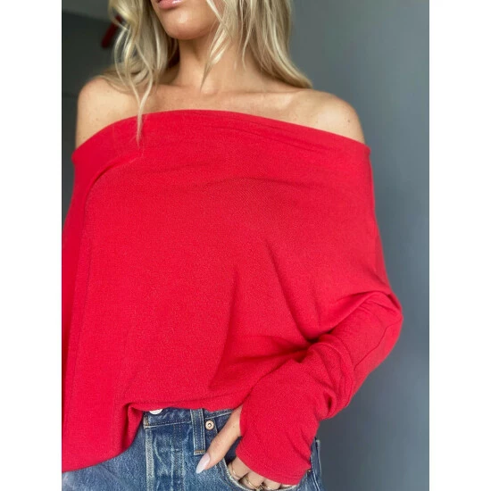 Six Fifty The Anywhere Top Tops Red 4 Six Fifty The Anywhere Top Tops Red - Image 4