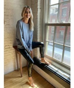 Six Fifty Meet Me In The Middle Sweater Sweatshirts & Sweaters Sky Blue -Six Fifty Shop unnamed file 478