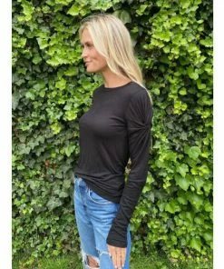 Six Fifty Knot It Up Top Tops Black