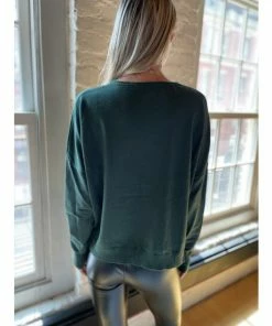 Six Fifty Meet Me In The Middle Sweater Sweatshirts & Sweaters Hunter -Six Fifty Shop unnamed file 494