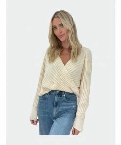Six Fifty Toni Twist Sweater - Ivory Sweatshirts & Sweaters