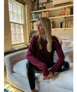 Six Fifty Meet Me In The Middle Sweater Sweatshirts & Sweaters Wine -Six Fifty Shop unnamed file 500