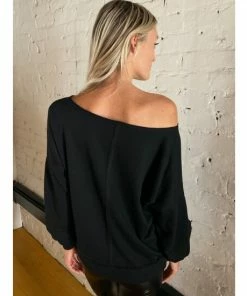Six Fifty By Your Side Long Sleeve Tops Black -Six Fifty Shop unnamed file 504