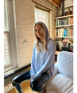 Six Fifty Easy Sundays Hoodie Sweatshirts & Sweaters Light Blue -Six Fifty Shop unnamed file 523