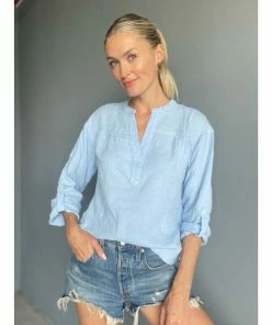 Six Fifty The Tessa Top Tops Light Blue